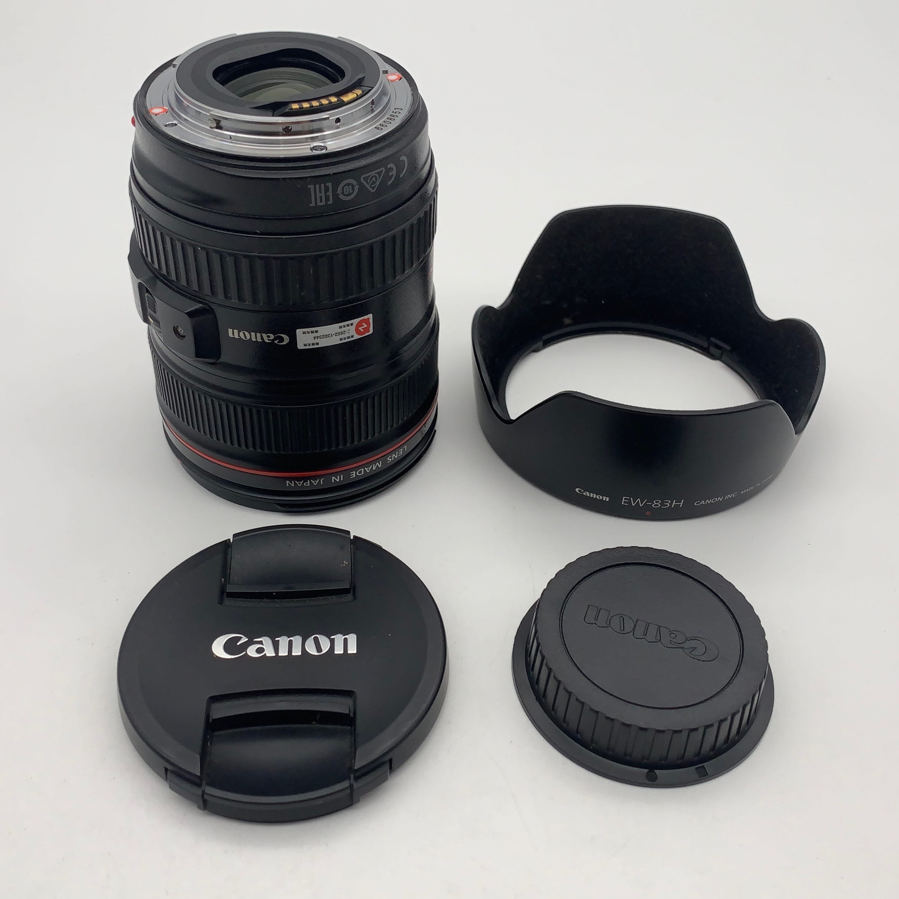 Used Canon EF 24-105mm f/4 L IS USM Camera Lens Canon EF Mount Full Frame