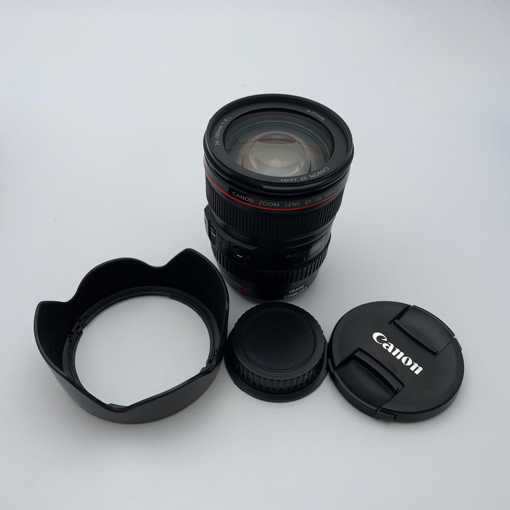 Used Canon EF 24-105mm f/4 L IS USM Camera Lens Canon EF Mount Full Frame