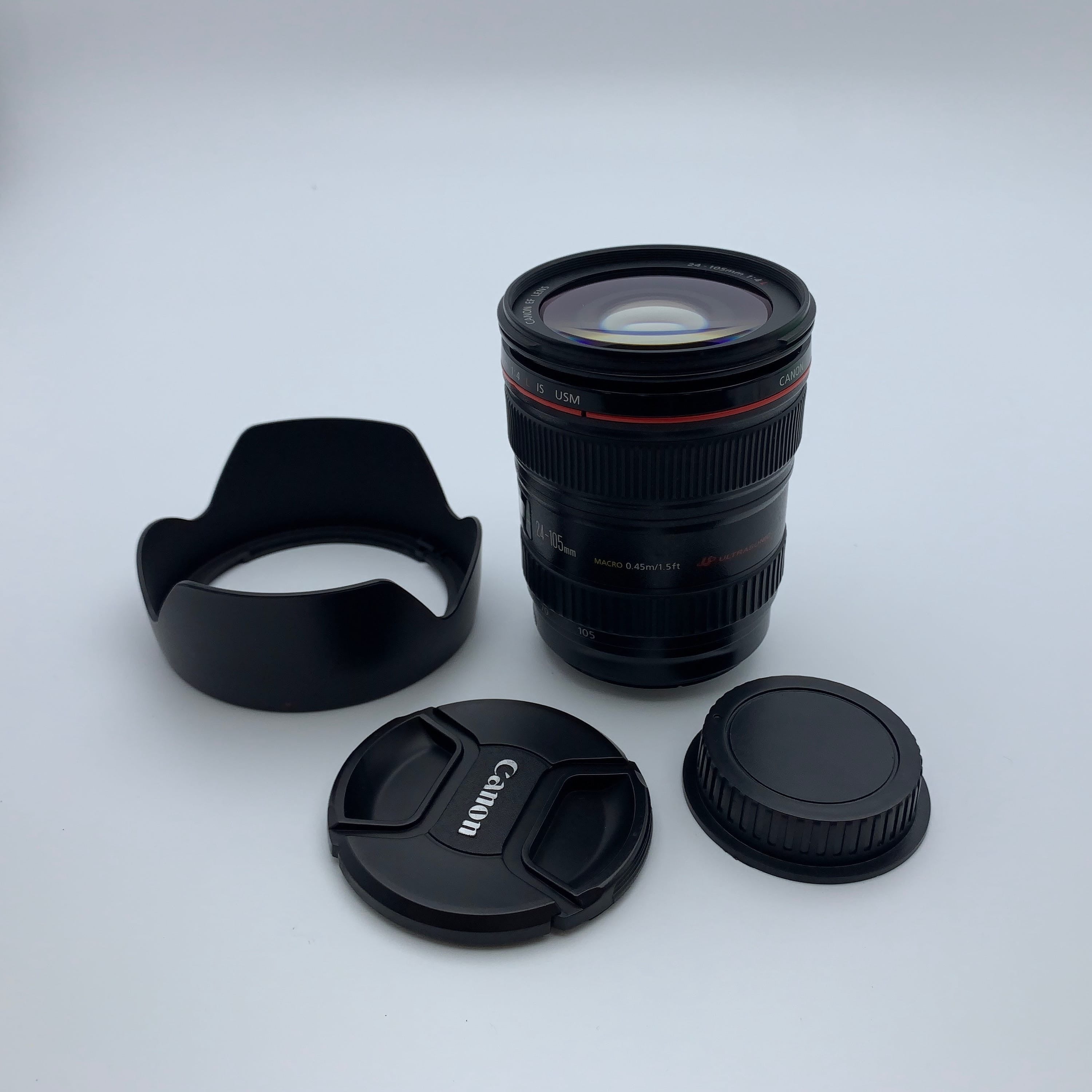 Used Canon EF 24-105mm f/4 L IS USM Camera Lens Canon EF Mount Full Frame