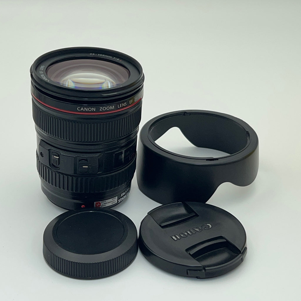 Used Canon EF 24-105mm f/4 L IS USM Camera Lens Canon EF Mount Full Frame