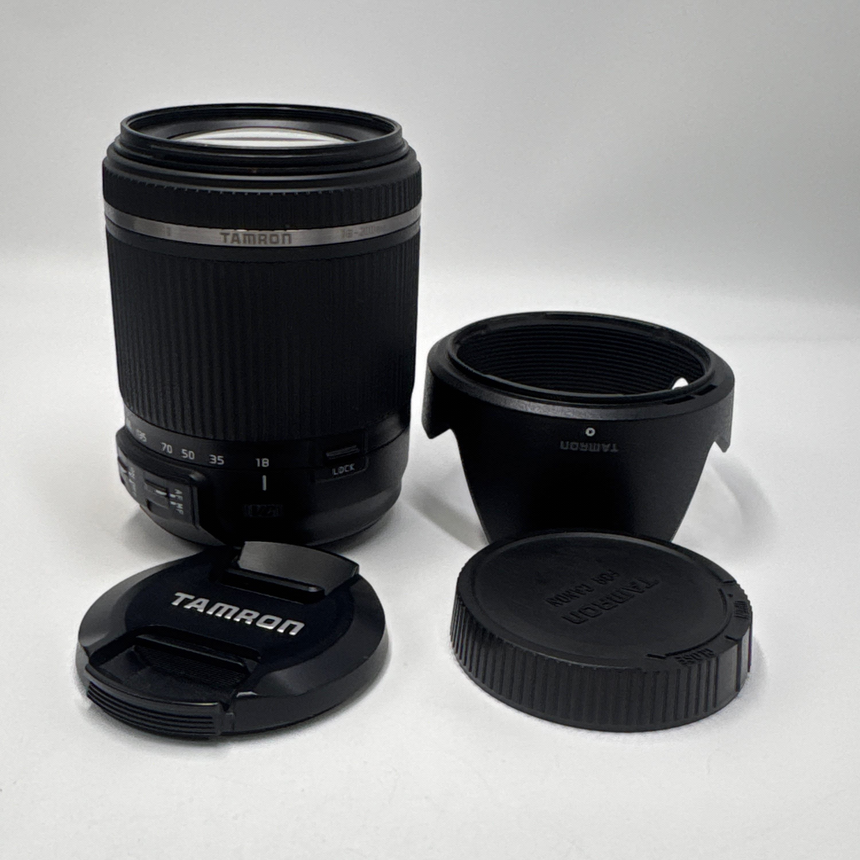Used Tamron 18-200mm F/3.5-6.3 Di II VC (B018) Camera Lens Canon EF Mount (APS-C)