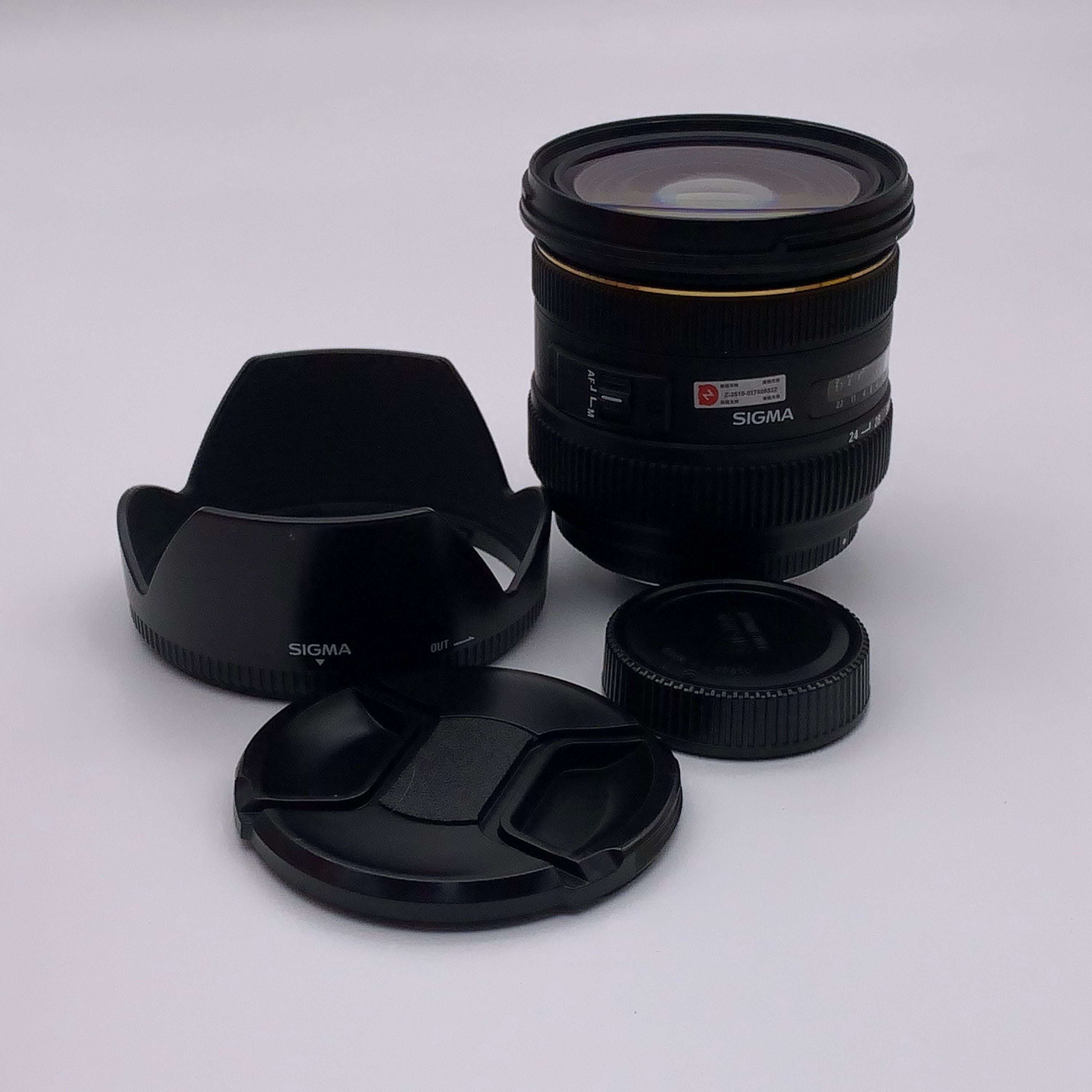 Used Sigma 24-70mm f/2.8 EX DG HSM Lens Fit for Nikon F Mount (Full-Frame)